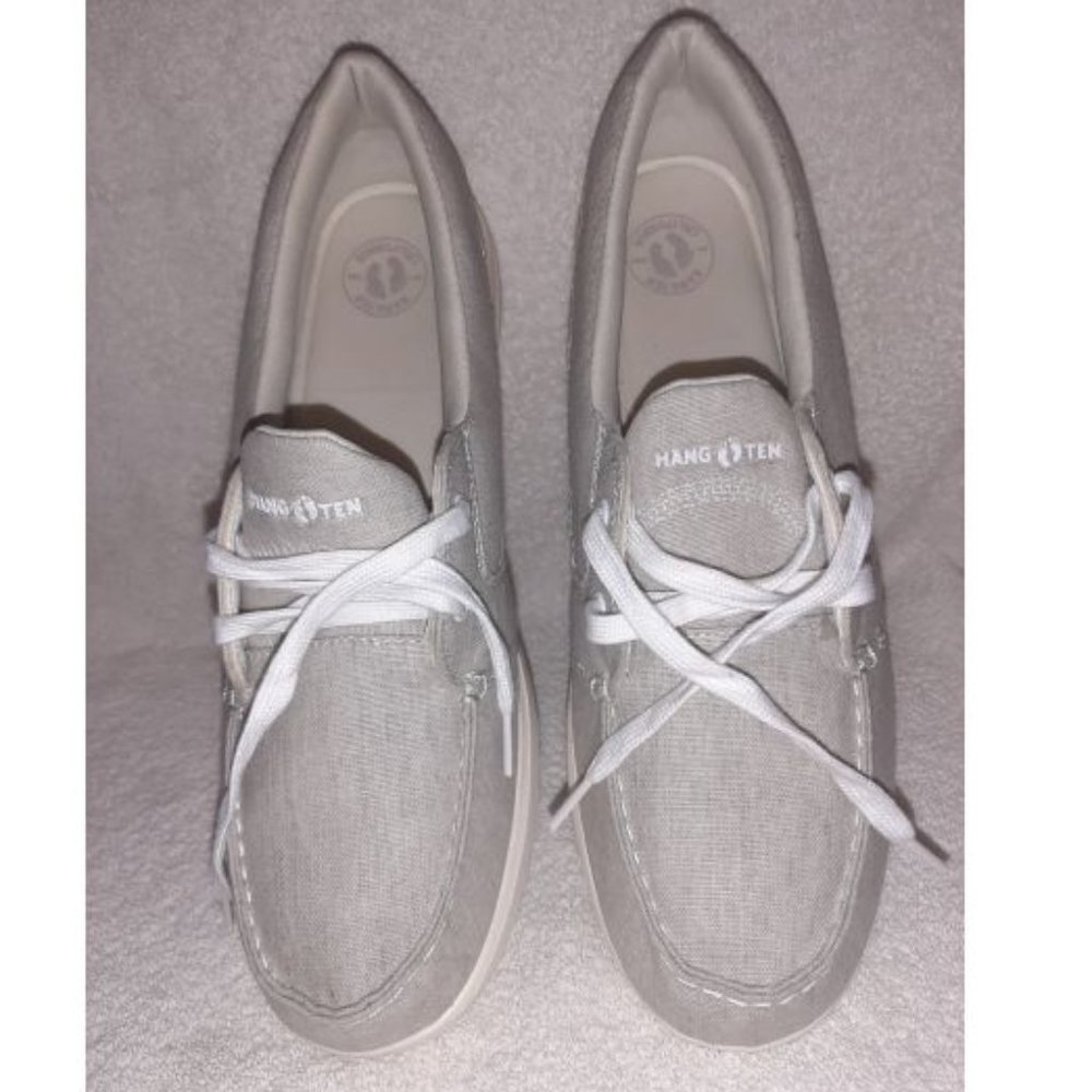 Hang Ten Men's Canvas deck shoes in size 11
